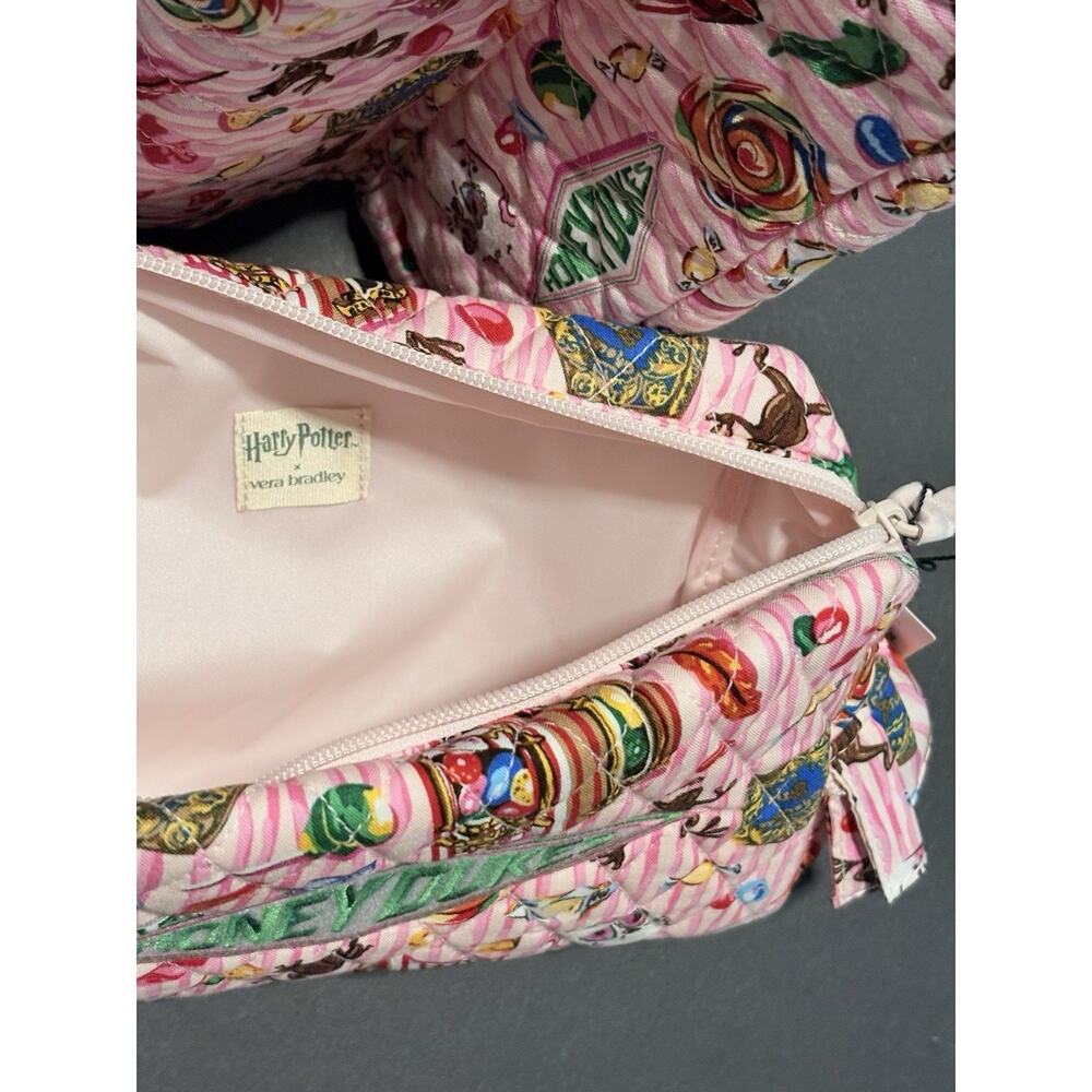Vera Bradley Harry Potter Honeydukes Large Backpack Cosmetic Makeup Bag Set NWT - Picture 12 of 12